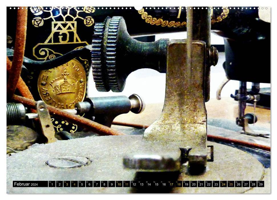 Grandma's sewing machines (CALVENDO wall calendar 2024) 