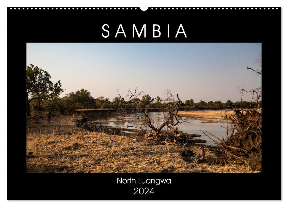 Zambia "The real Africa" ​​(CALVENDO wall calendar 2024) 