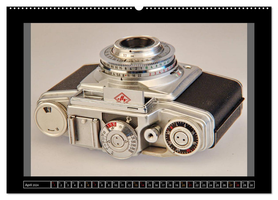 AGFA CAMERA OLDIES Classic cameras from 1926 - 1974 (CALVENDO wall calendar 2024) 