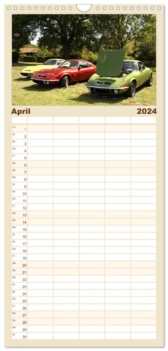 Opel GT Der Kalender (CALVENDO Familienplaner 2024)