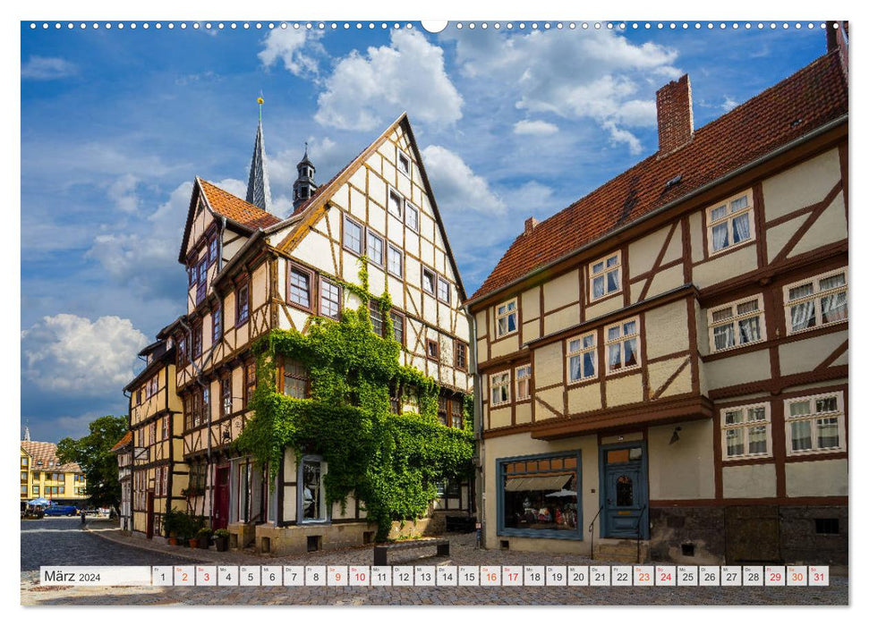 Quedlinburg Impressionen (CALVENDO Premium Wandkalender 2024)