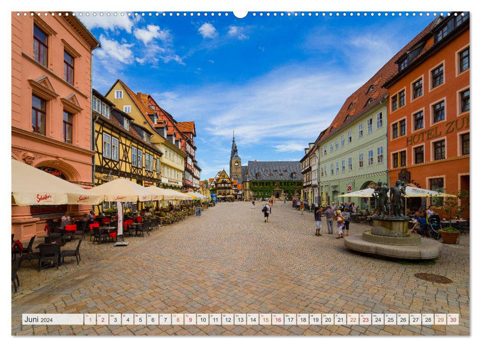 Quedlinburg Impressionen (CALVENDO Premium Wandkalender 2024)