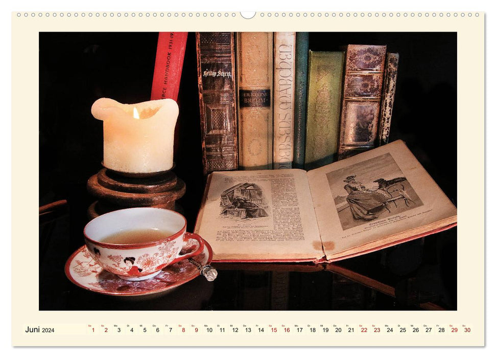 Aus Liebe zu alten Büchern (CALVENDO Premium Wandkalender 2024)