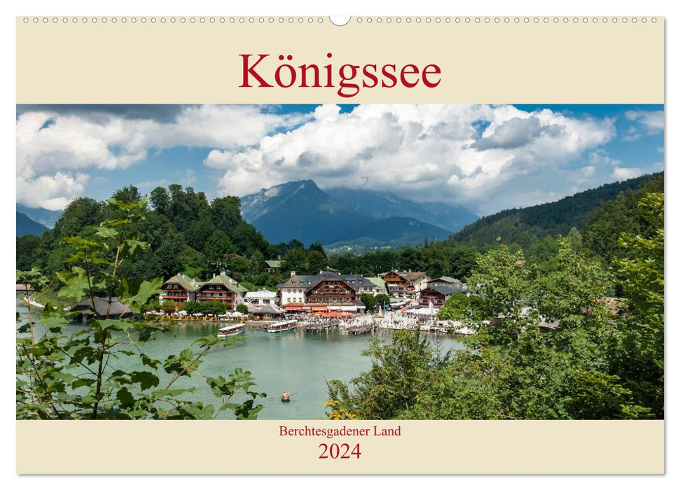 Königssee - Berchtesgadener Land (CALVENDO Wandkalender 2024)