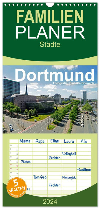 Dortmund - moderne Metropole im Ruhrgebiet (CALVENDO Familienplaner 2024)