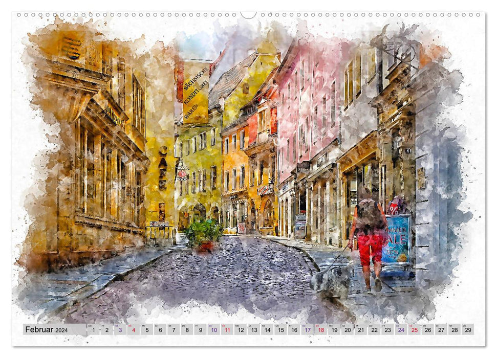 Picturesque Meissen (CALVENDO Premium Wall Calendar 2024) 