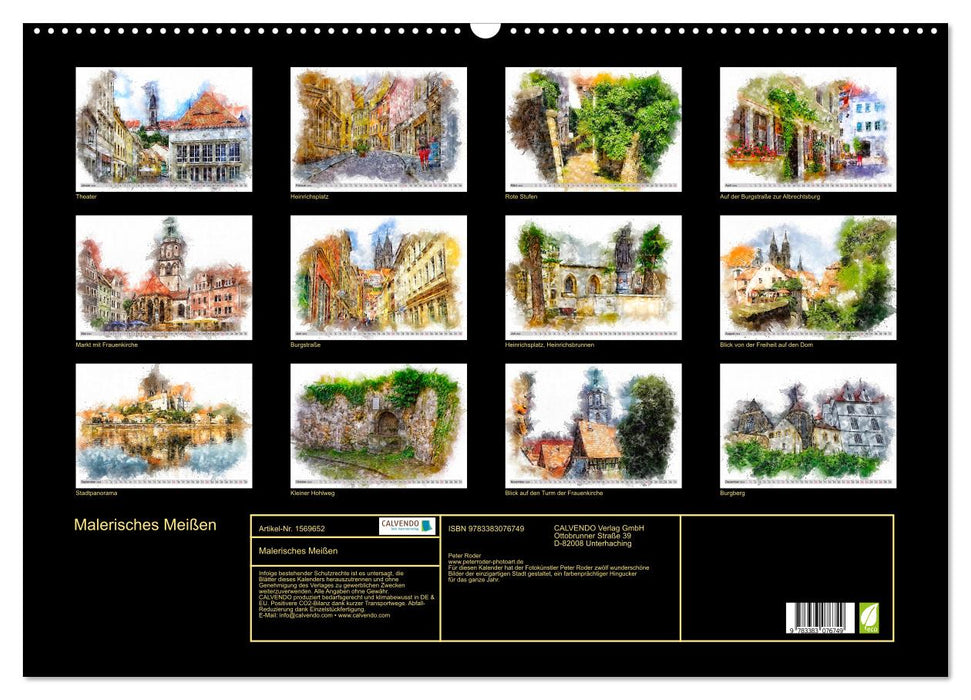 Picturesque Meissen (CALVENDO wall calendar 2024) 