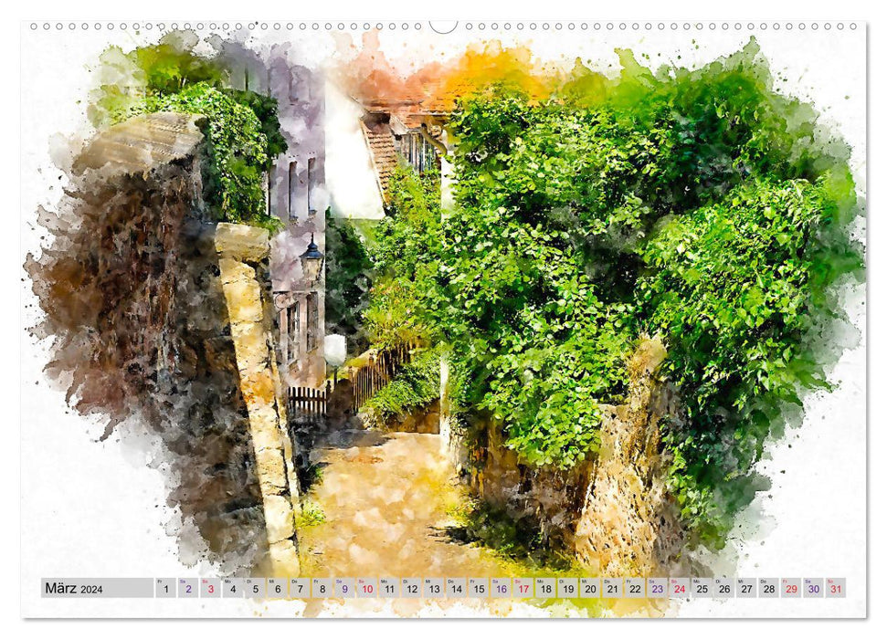 Picturesque Meissen (CALVENDO wall calendar 2024) 