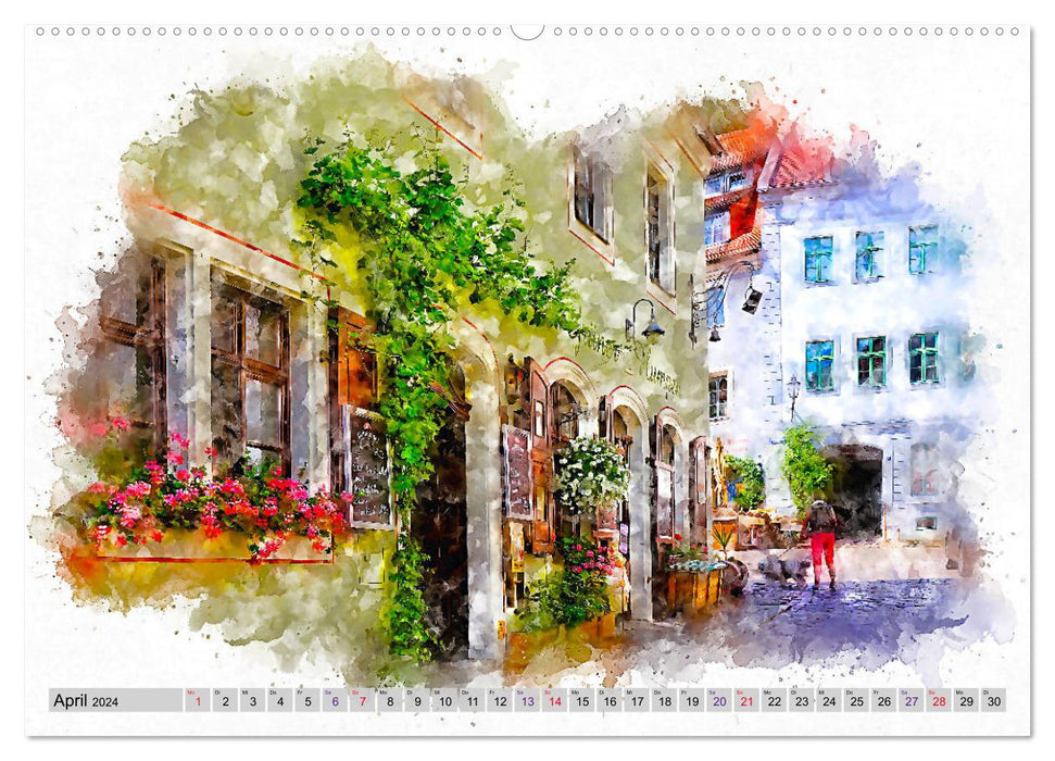 Picturesque Meissen (CALVENDO wall calendar 2024) 