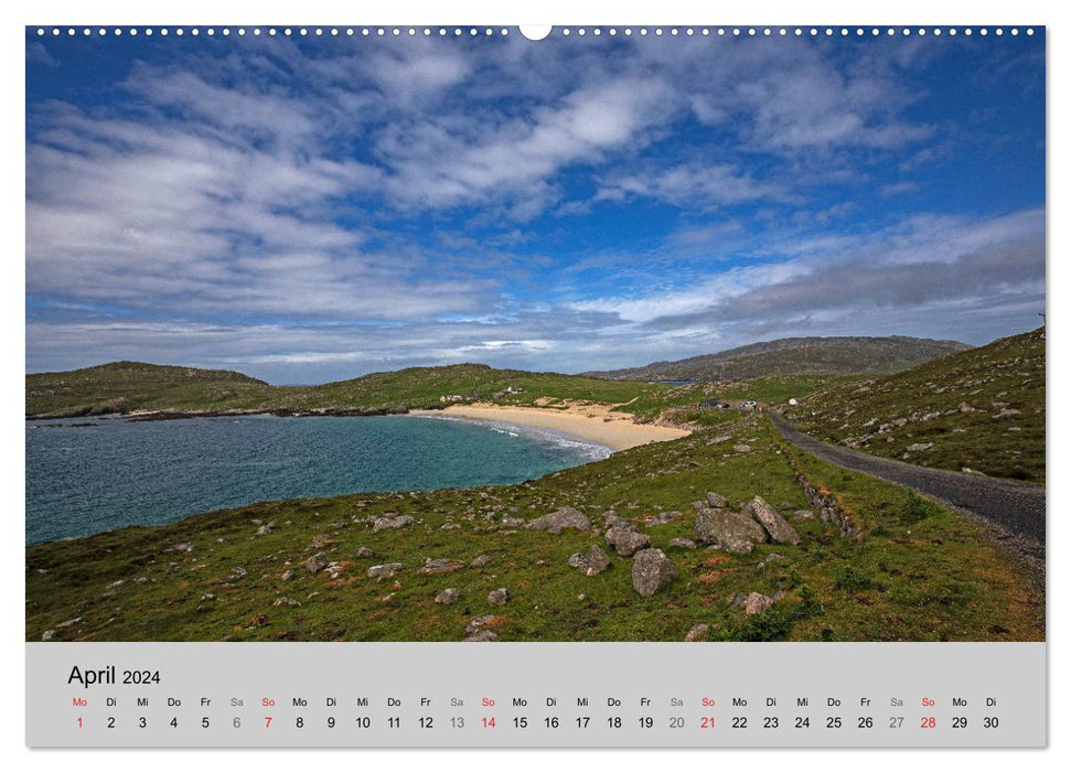 Harris und Lewis - Schottlands Inseln. Die äußeren Hebriden (CALVENDO Wandkalender 2024)