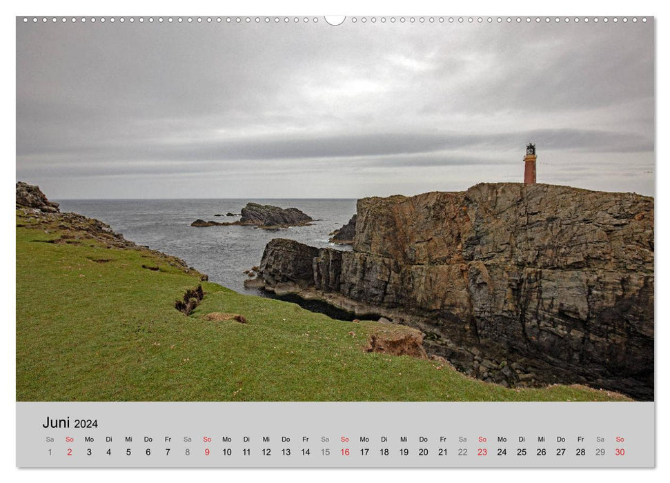Harris und Lewis - Schottlands Inseln. Die äußeren Hebriden (CALVENDO Wandkalender 2024)