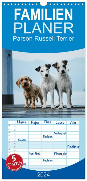 Parson Russell Terrier (Planificateur familial CALVENDO 2024) 