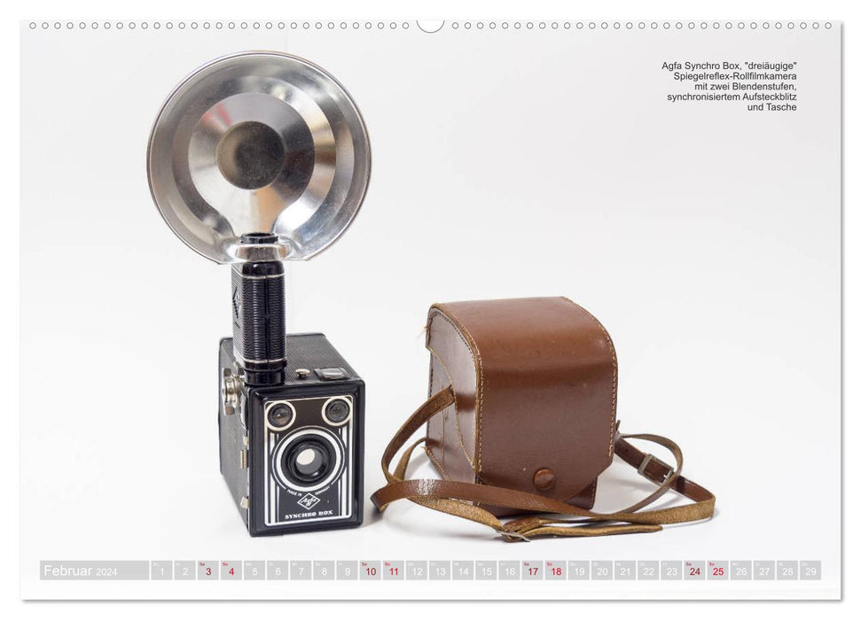 Old and not-so-old cameras (CALVENDO Premium Wall Calendar 2024) 