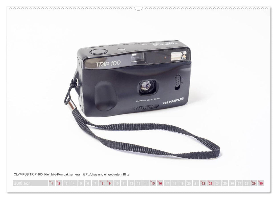 Old and not-so-old cameras (CALVENDO Premium Wall Calendar 2024) 