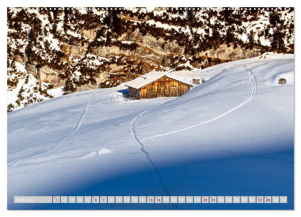 Lech am Arlberg - winter magic for the whole year (CALVENDO Premium Wall Calendar 2024) 
