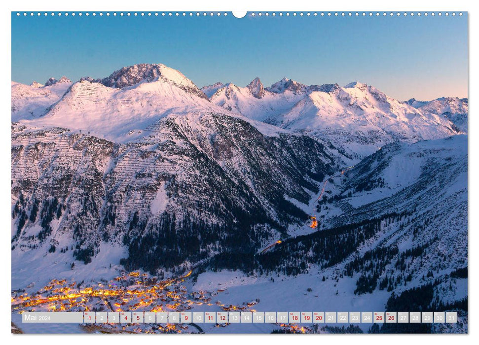 Lech am Arlberg - Winterzauber für das ganze Jahr (CALVENDO Premium Wandkalender 2024)