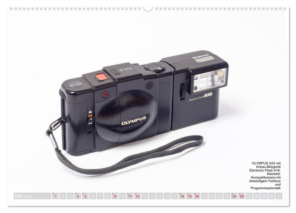 Alte und nicht ganz so alte Fotoapparate (CALVENDO Wandkalender 2024)