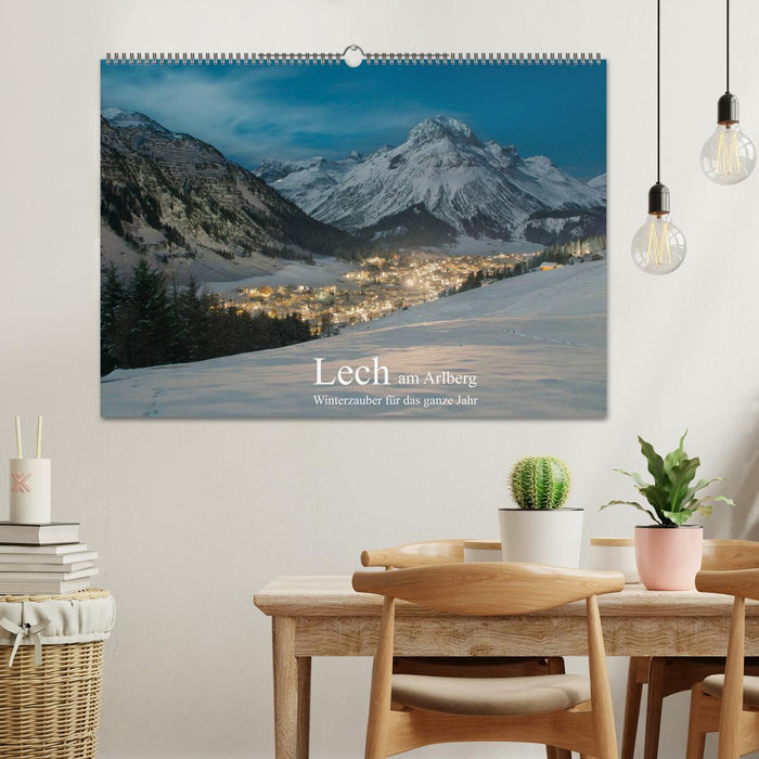 Lech am Arlberg - Winterzauber für das ganze Jahr (CALVENDO Wandkalender 2024)