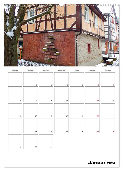 Weinheim an der Bergstraße Planer (CALVENDO Premium Wandkalender 2024)