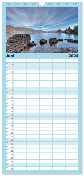 Lac de Constance (Agenda familial CALVENDO 2024) 