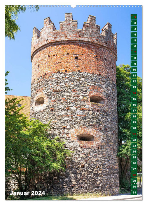 Ravensburg, City of Towers (CALVENDO Premium Wall Calendar 2024) 