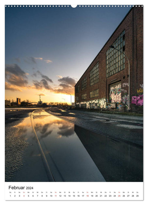 Münster - Spiegelwelten einer Stadt (CALVENDO Wandkalender 2024)