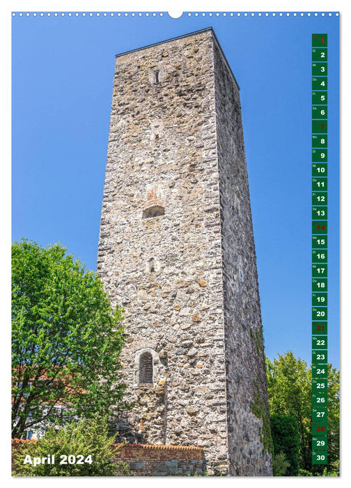 Ravensburg, Stadt der Türme (CALVENDO Wandkalender 2024)