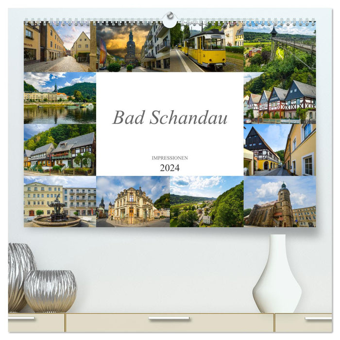 Bad Schandau Impressionen (CALVENDO Premium Wandkalender 2024)