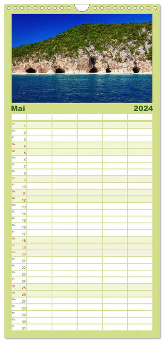 Sardaigne - plages de rêve sur la Méditerranée (Agenda familial CALVENDO 2024) 