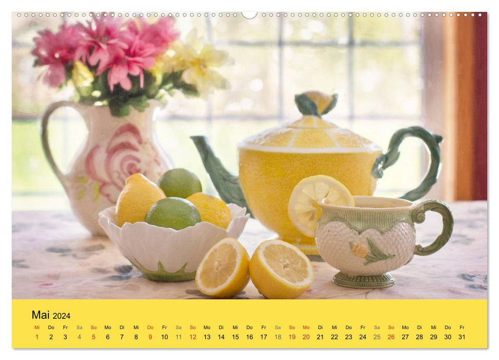 Gibt das Leben dir Zitronen, frag nach Zucker und Gewürzen! (CALVENDO Premium Wandkalender 2024)