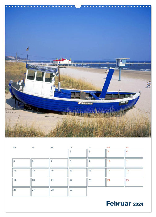 Holiday paradise Mecklenburg-Western Pomerania (CALVENDO wall calendar 2024) 