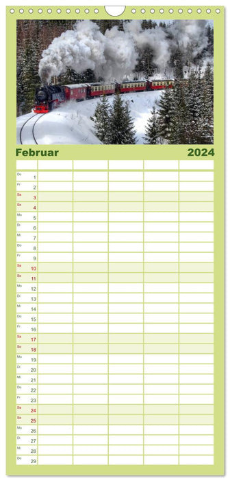 Paysages du Harz (Agenda familial CALVENDO 2024) 