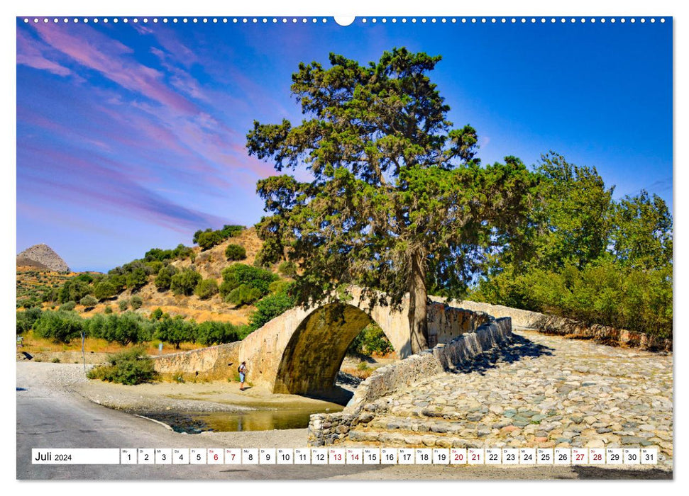 Idyll on Crete (CALVENDO Premium Wall Calendar 2024) 