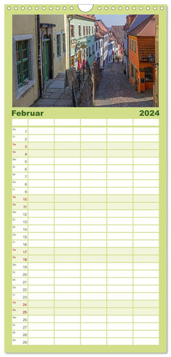 L'année sur l'Elbe à Meissen (Agenda familial CALVENDO 2024) 