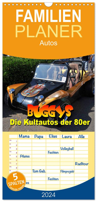 Buggys - die Kultautos der 80er (CALVENDO Familienplaner 2024)