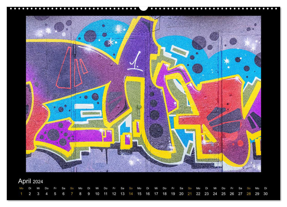Urbane Malerei (CALVENDO Wandkalender 2024)