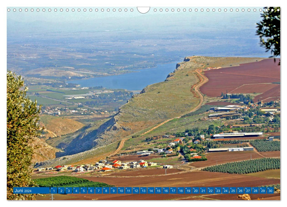 See Genezareth und Jordan-Fluss. Orte der Bibel (CALVENDO Wandkalender 2024)
