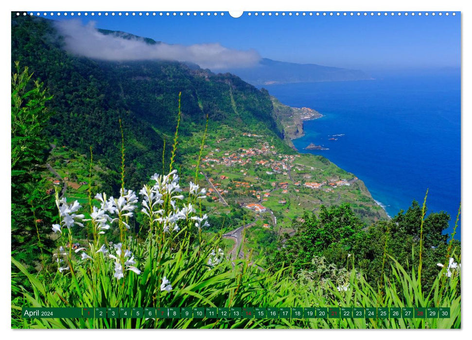 Madeira Blumeninsel im Atlantik (CALVENDO Wandkalender 2024)