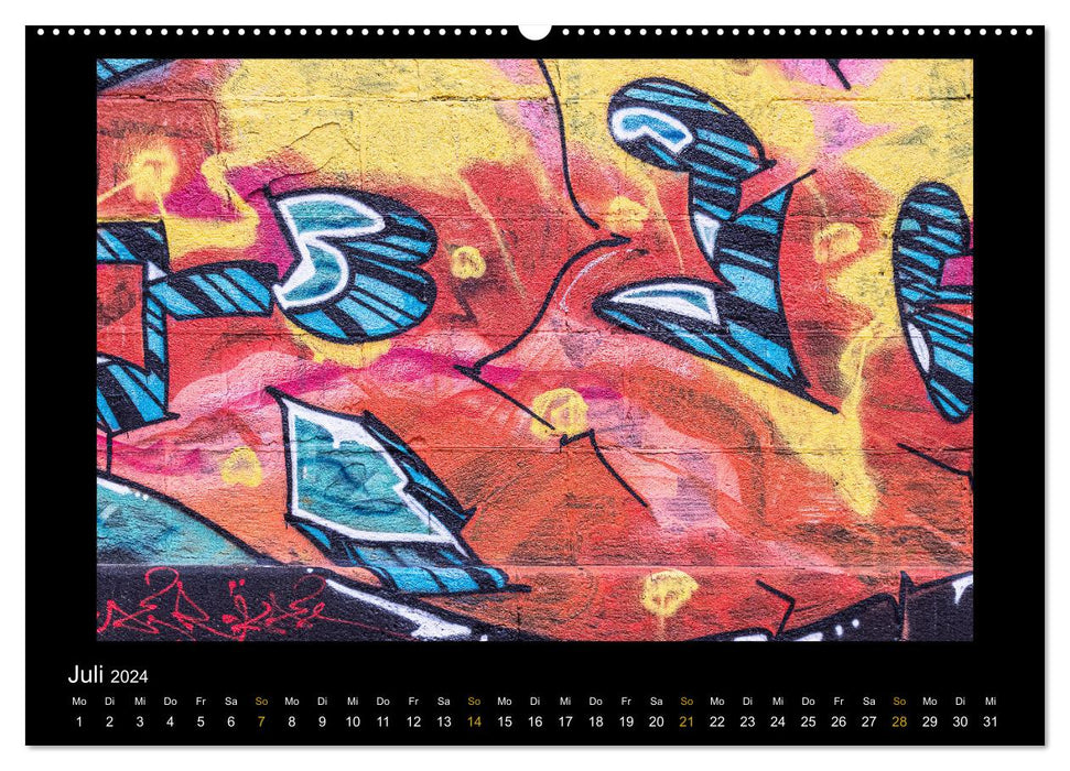 Urbane Malerei (CALVENDO Premium Wandkalender 2024)