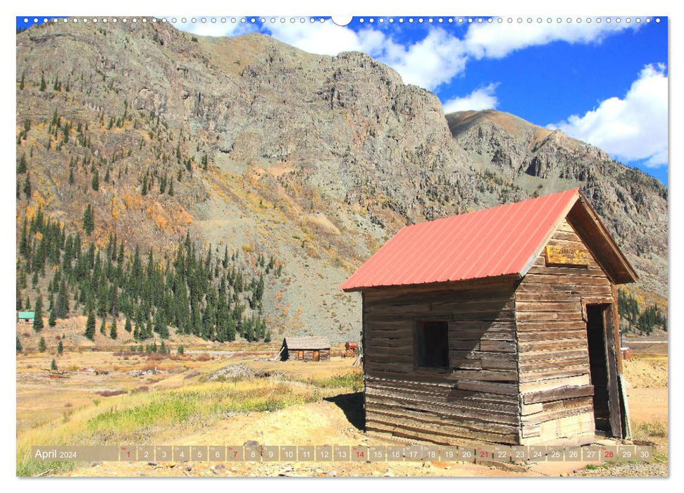 COLORADO Berge, Minen und Ruinen (CALVENDO Wandkalender 2024)