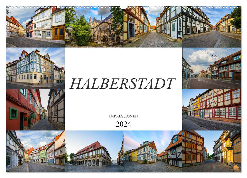 Impressions Halberstadt (calendrier mural CALVENDO 2024) 