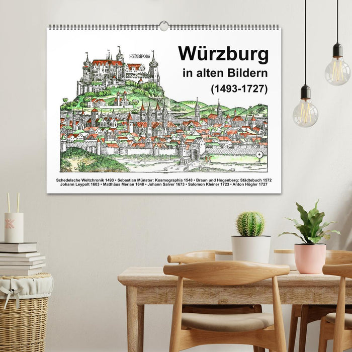 Würzburg in alten Bildern (CALVENDO Wandkalender 2024)