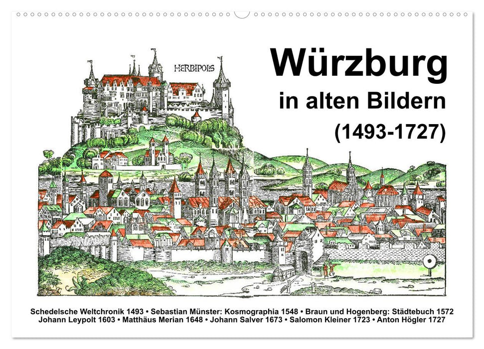 Wurtzbourg en images anciennes (calendrier mural CALVENDO 2024) 