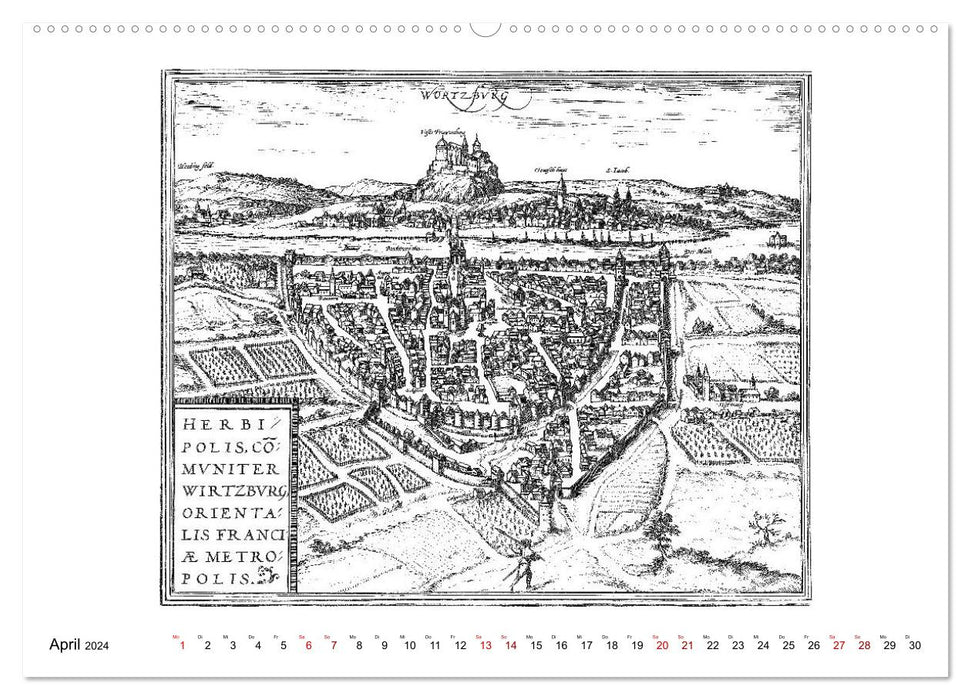 Würzburg in alten Bildern (CALVENDO Wandkalender 2024)