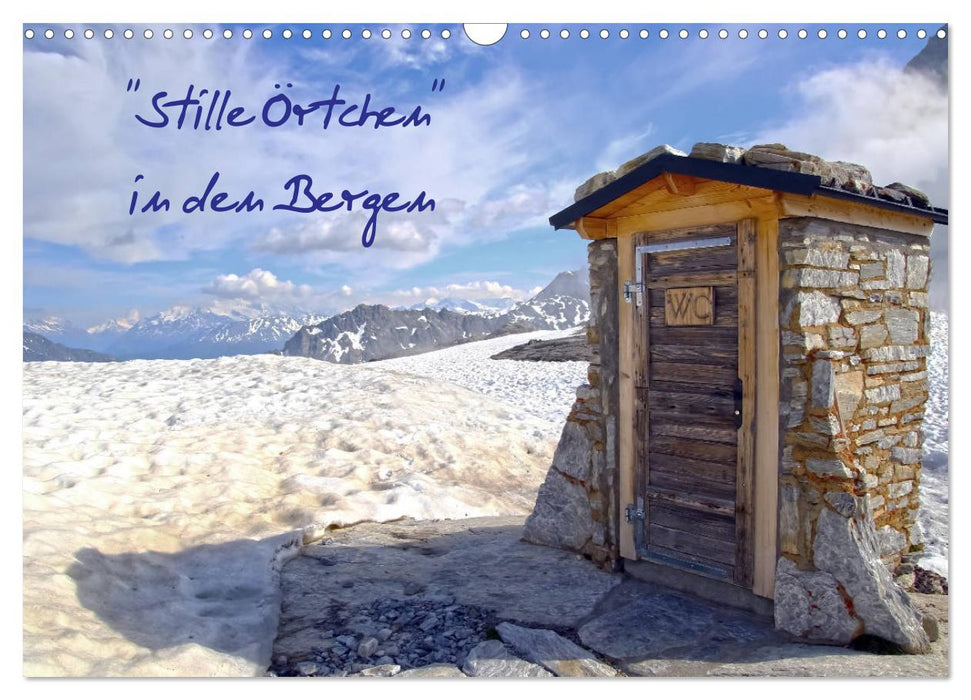 "Stille Örtchen" in den Bergen (CALVENDO Wandkalender 2024)
