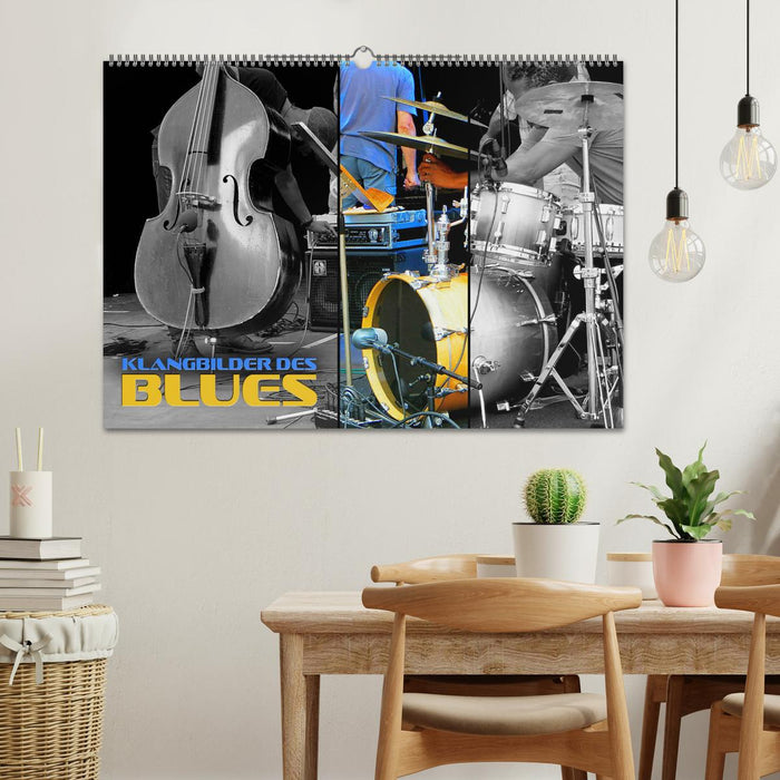 Klangbilder des Blues (CALVENDO Wandkalender 2024)