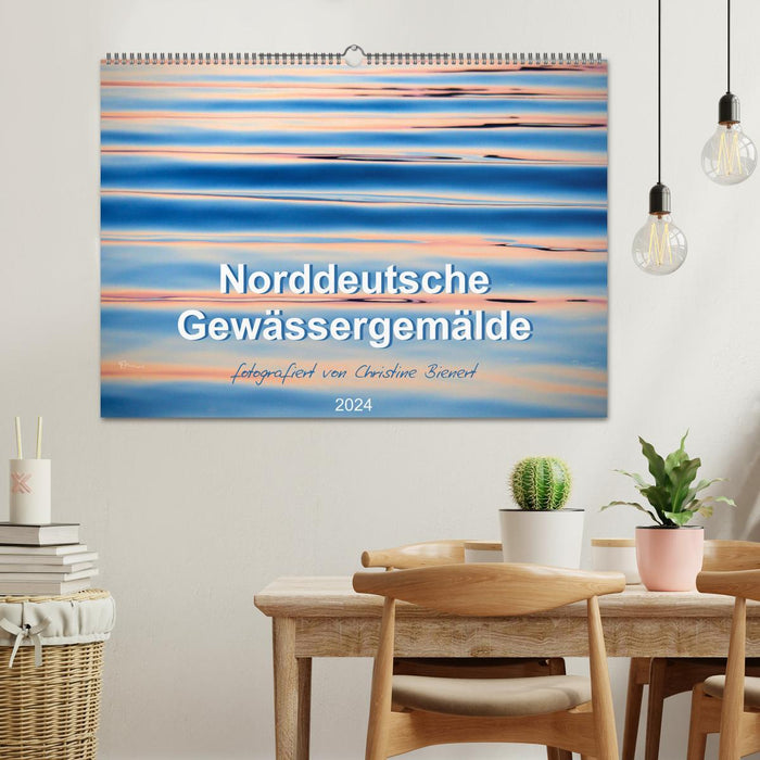 Norddeutsche Gewässergemälde (CALVENDO Wandkalender 2024)