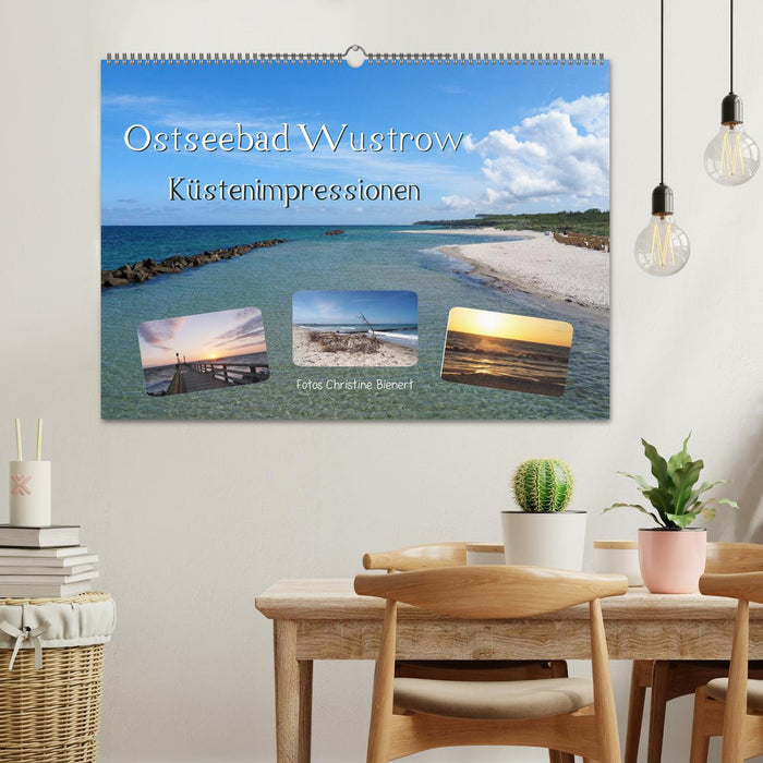 Ostseebad Wustrow Küstenimpressionen (CALVENDO Wandkalender 2024)