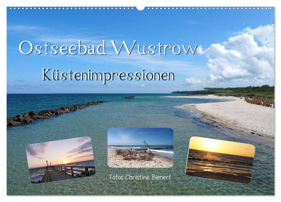 Impressions côtières d'Ostseebad Wustrow (calendrier mural CALVENDO 2024) 