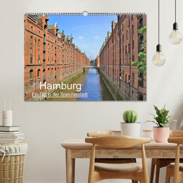 Hamburg - Ein Tag in der Speicherstadt (CALVENDO Wandkalender 2024)